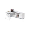 60" X 60" DESK & SIDE CREDENZA WORKSTATION