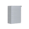 METAL ART - 4-DRAWER FIXED FRONT METAL LATERAL FILE