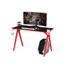 BLACK & RED GAMING DESK