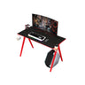 BLACK & RED GAMING DESK