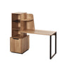 HOME OFFICE WORKSTATION W/ STORAGE TOWER AND CABINET