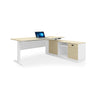ADJUSTABLE HEIGHT L SHAPE DESK