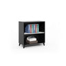 Black & white 30" x 16" bookcase cabinet