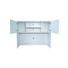 VERSA LAMINATE MODERN 60" TWO-DOOR TWO-SHELF GAMING HUTCH