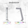 FANTECH AC3001S RGB HEADSET STAND - WHITE SPACE EDITION