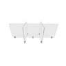 FRONTLINE SERIES 72" X 30" ACRYLIC DESK TOP BARRIER FOR SIX USERS