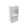 FRONTLINE20 36"W X 24"Dx 81"H COUNTER-HEIGHT 42" RECEPTION BOOTH