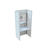 FRONTLINE20 36"W X 24"Dx 81"H COUNTER-HEIGHT 42" RECEPTION BOOTH