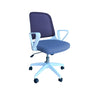 MARS MED-BACK MESH & FABRIC OFFICE TASK CHAIR WITH RETRACTABLE ARMS