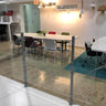 ACRYLIC SHIELD PANEL SCREEN METAL SUPPORT BARS FOR TOPS