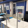 ACRYLIC SHIELD PANEL SCREEN METAL SUPPORT BARS FOR TOPS