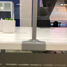 ACRYLIC SHIELD PANEL SCREEN METAL SUPPORT BARS FOR TOPS