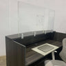 FRONTLINE20 COUNTERTOP 24" INVISIBLE BARRIER WITH CLEAR SPEAK THRU