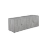 KONA HINGED FOUR DOOR CREDENZA 71" X 18" WITH LOCKS