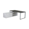 MATRIX L-SHAPE DESK WITH CREDENZA