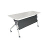FOLDING TRAINING TABLE WITH INTEGRATED MODESTY PANEL