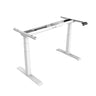 DUAL-MOTOR HEIGHT-ADJUSTABLE TABLE WHITE FRAME
