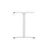 DUAL-MOTOR HEIGHT-ADJUSTABLE TABLE WHITE FRAME