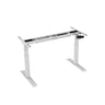DUAL-MOTOR HEIGHT-ADJUSTABLE TABLE WHITE FRAME