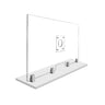 FRONTLINE20 COUNTERTOP 24" INVISIBLE BARRIER WITH CLEAR SPEAK THRU