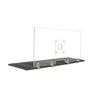 FRONTLINE20 COUNTERTOP 24" INVISIBLE BARRIER WITH CLEAR SPEAK THRU