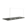 FRONTLINE20 COUNTERTOP 24" INVISIBLE BARRIER WITH CLEAR SPEAK THRU