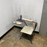 FRONTLINE SERIES ACRYLIC DESK TOP BARRIER FOR DESK - DESK NOT INCLUDED