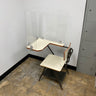 FRONTLINE SERIES ACRYLIC DESK TOP BARRIER FOR DESK - DESK NOT INCLUDED