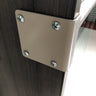 ACRYLIC SHIELD PANEL SCREEN METAL SUPPORT BARS FOR TOPS