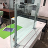 ACRYLIC SHIELD PANEL SCREEN METAL SUPPORT BARS FOR TOPS