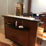 FRONTLINE20 COUNTERTOP 24" INVISIBLE BARRIER WITH CLEAR SPEAK THRU