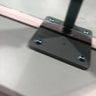 ACRYLIC SHIELD PANEL SCREEN METAL SUPPORT BARS FOR TOPS
