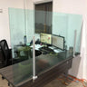 ACRYLIC SHIELD PANEL SCREEN METAL SUPPORT BARS FOR TOPS