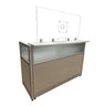 FRONTLINE20 COUNTERTOP 24" INVISIBLE BARRIER WITH CLEAR SPEAK THRU