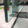 ACRYLIC SHIELD PANEL SCREEN METAL SUPPORT BARS FOR TOPS