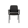 Jupiter Mesh-Back Stacking Black Frame Chair