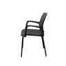 Jupiter Mesh-Back Stacking Black Frame Chair