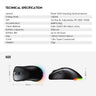 FANTECH HELIOS GO XD5 WIRELESS MOUSE GAMING RGB FOR PC LAPTOP