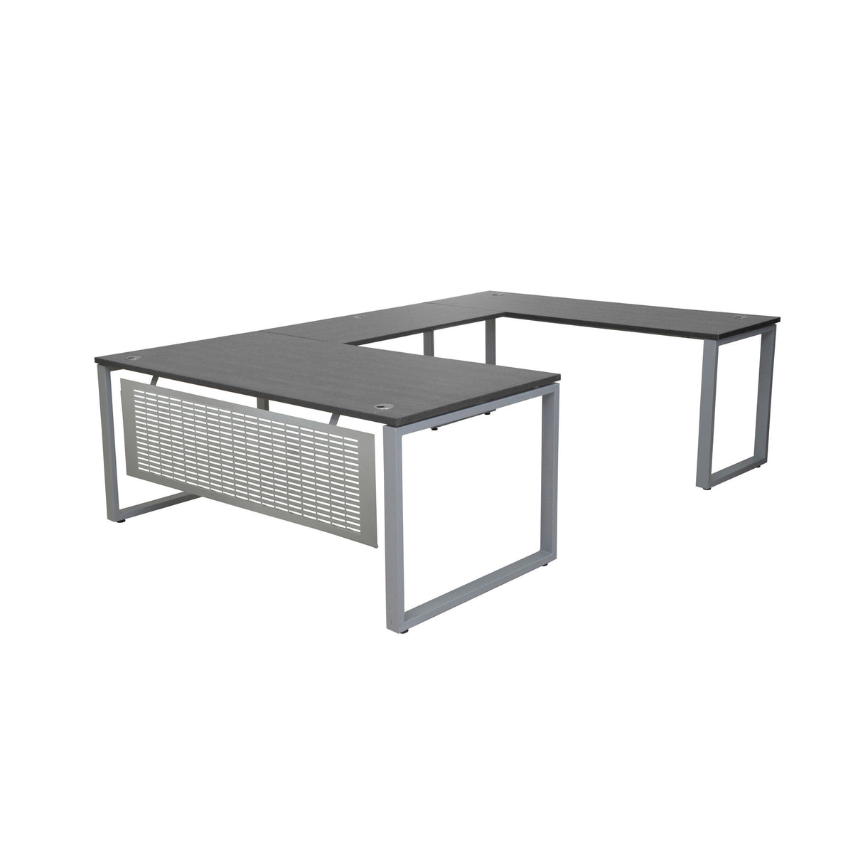 MNSET -MATRIX U-SHAPE WORKSTATION WITH FLAT STEEL MODESTY - 72"