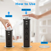 MATRIX DESK/TABLE TOP HUB AC & USB CHARGING STATION