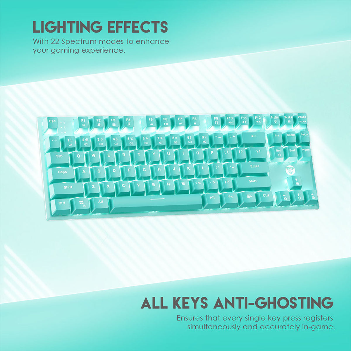 FANTECH MAXFIT87 MK856 MINT GAMING RGB MECHANICAL RGB KEYBOARD