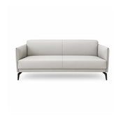 LEATHER THREE SEAT SOFA