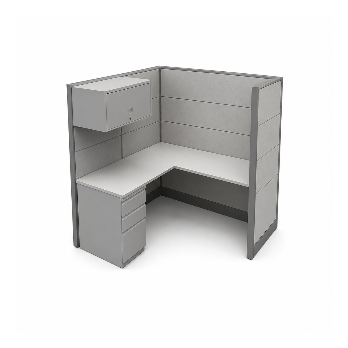 ARMADA MODULAR OFFICE L-SHAPE DESK 5' X 5'