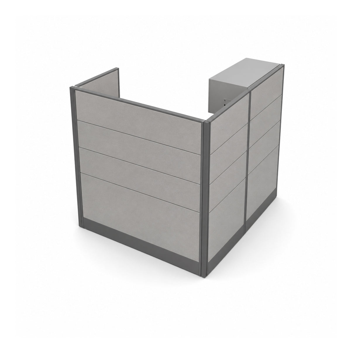 ARMADA MODULAR OFFICE L-SHAPE DESK 5' X 5'