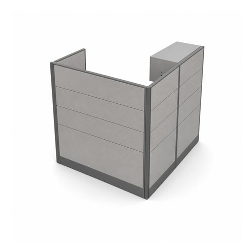 ARMADA MODULAR OFFICE L-SHAPE DESK 5' X 5'