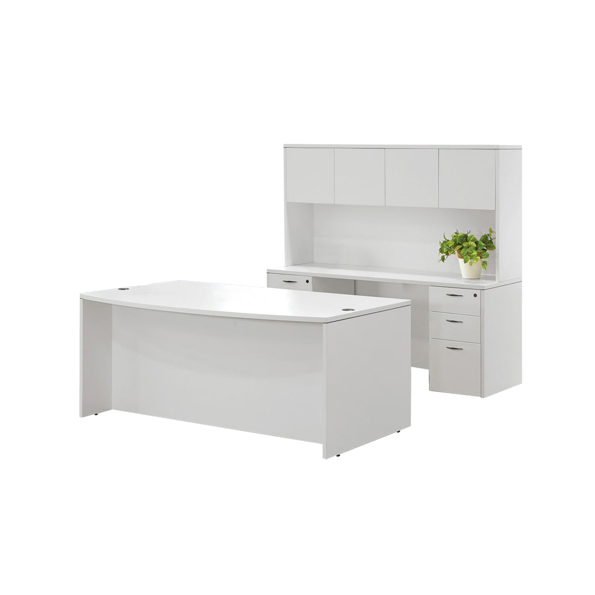 AXIS EXECUTIVE DESK WITH CREDENZA