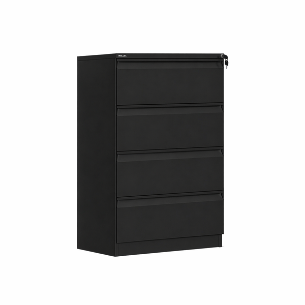 METAL ART - 4-DRAWER FIXED FRONT METAL LATERAL FILE