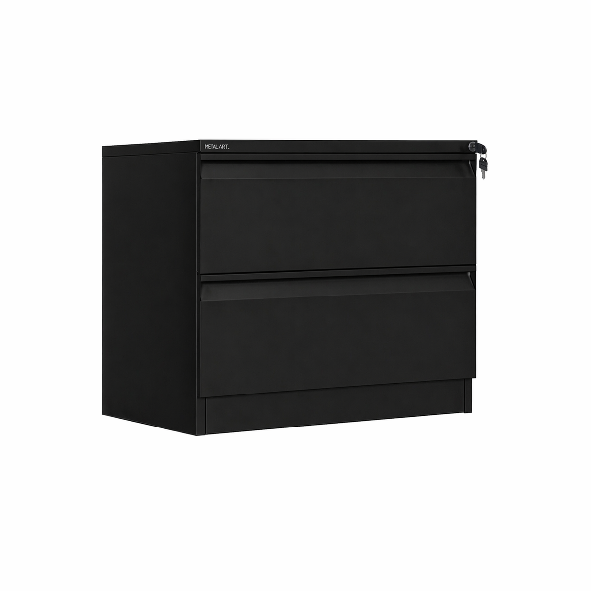 METAL ART- 2-DRAWER FIXED FRONT METAL LATERAL FILE