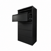 GLOBAL 5-DRAWER FIXED FRONT METAL LATERAL FILE