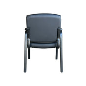 VISITOR VYNIL CHAIR WITH BLACK FRAME VISITOR CHAIR